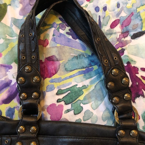 Kate Landry Etched Leather shoulder bag - Picture 3 of 14